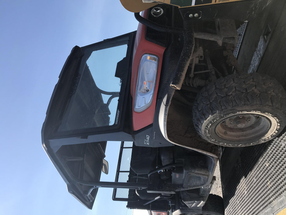 2019 Kubota RTV-X1140W-H 4wd Utility Cart, 4 Seat, Diesel, LED Strobe, Windshield Tempered Glass, Plastic Canopy, Wire Harness Kit, Backup Alarm