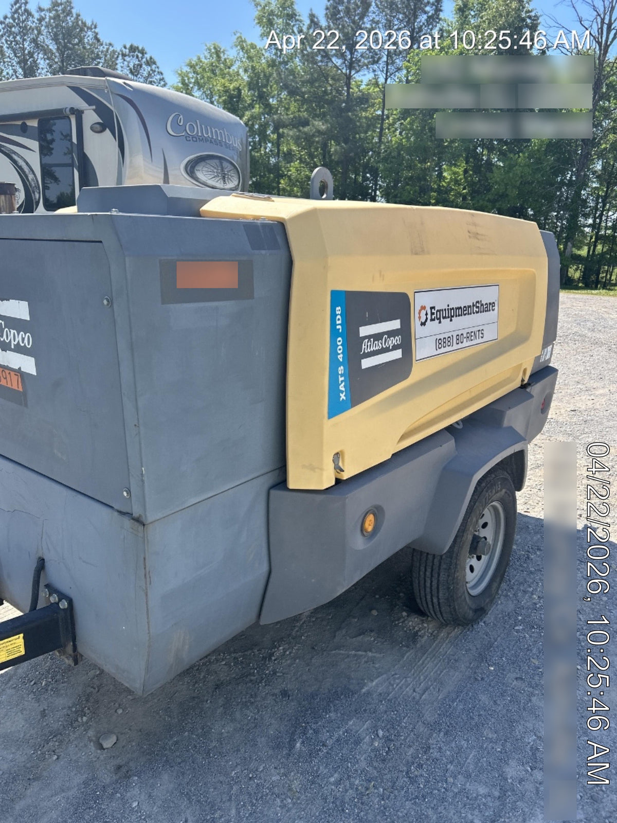 2020 ATLAS COPCO XATS 400 PFF