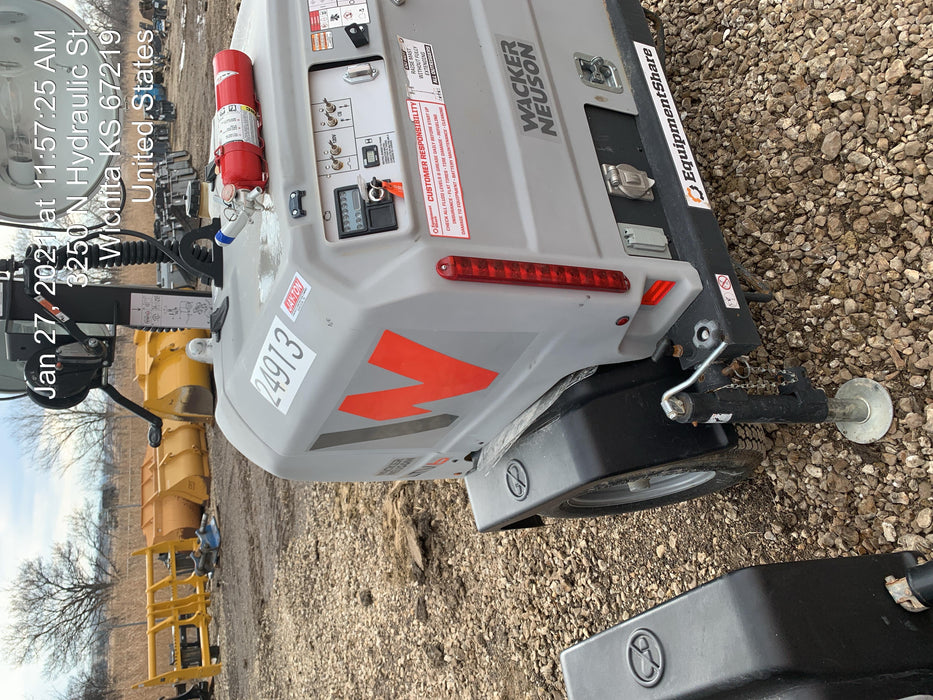 2019 Wacker Neuson LTV6L-MH Wacker Neuson LTV6L Mobile Light Tower w/Fuel Level Sensor Installed