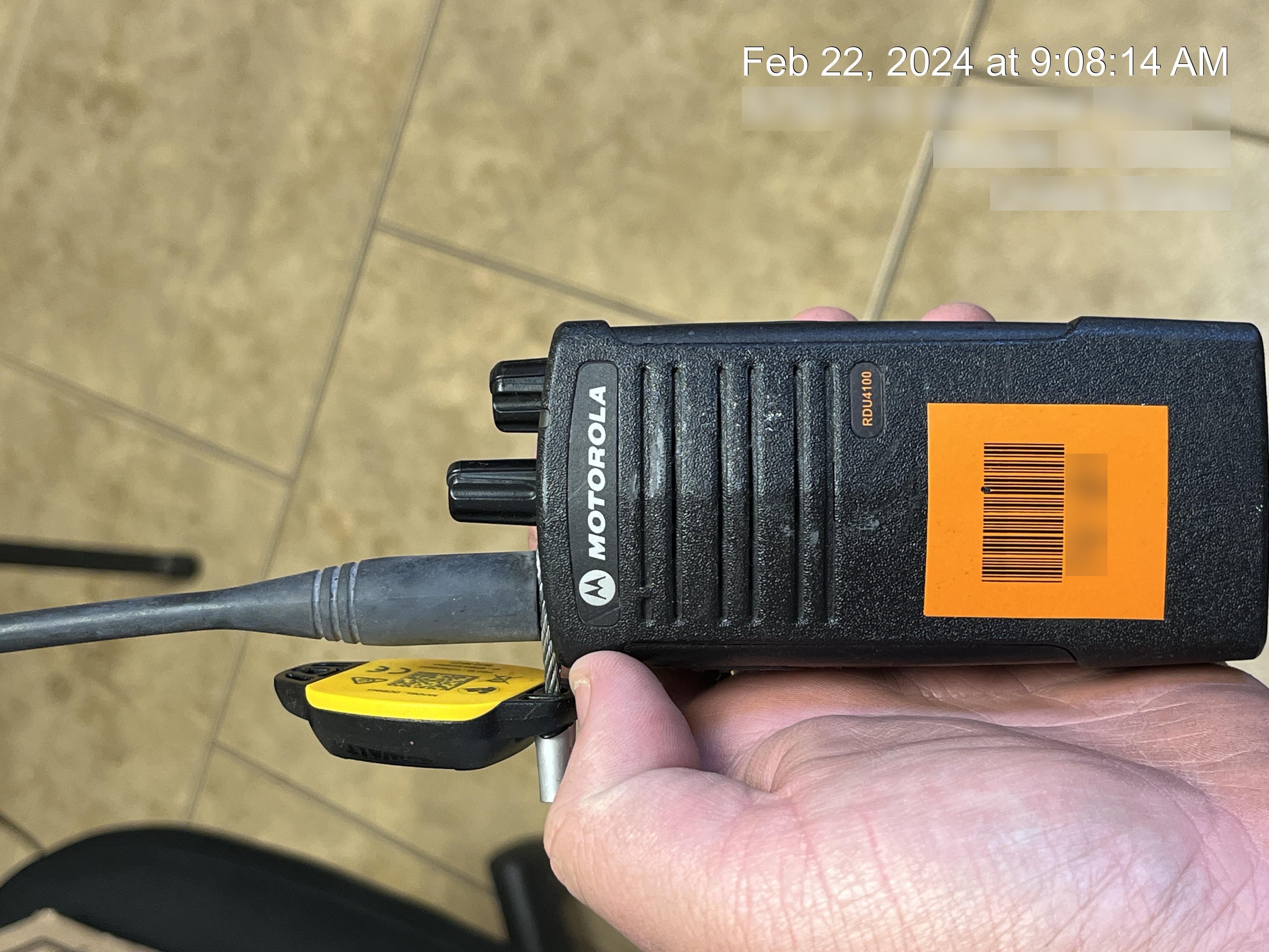 2020 MOTOROLA RDU4100