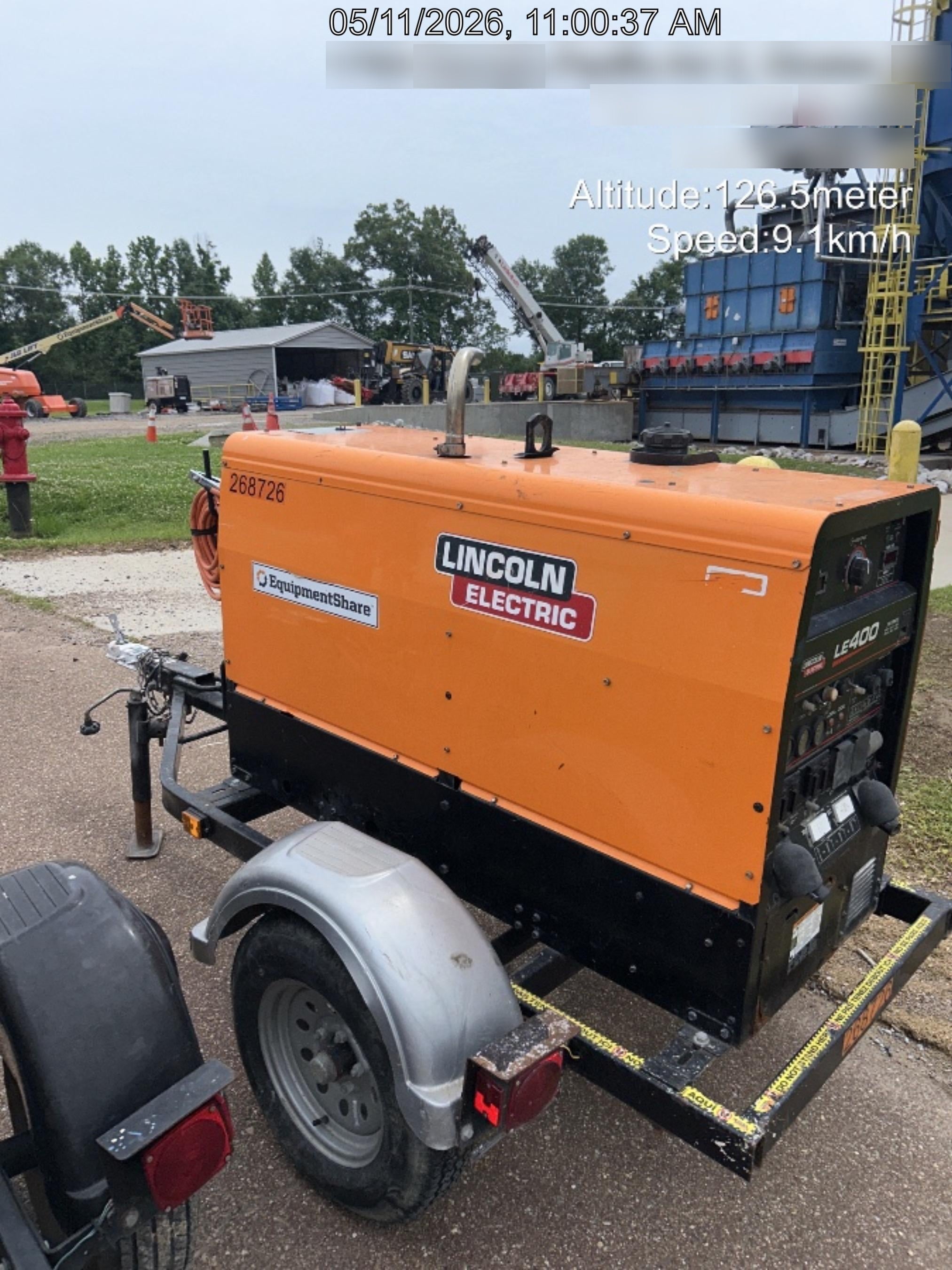 2022 Lincoln Electric LE400 Kubota V1505, Trlr, Cable Rack, Light Kit, ES Decals, T3