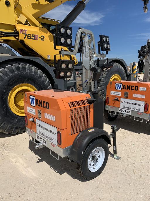 2024 Wanco WLTT-4MM4K Diesel, Deep Sea Controller, Shore Power Plug, Auto Start, (4) 350W LED Floodlights, 4kW Generator, 60 Gal Fuel Tank, 2" Ball, T3