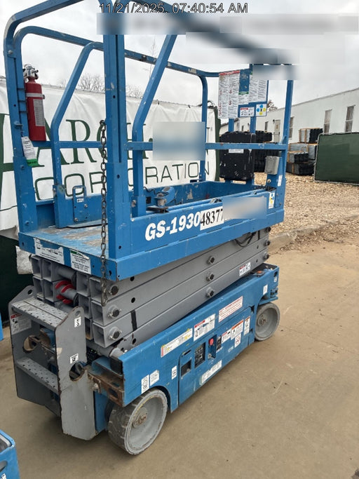 2019 Genie GS-1930 Fixed rails with chain Entry