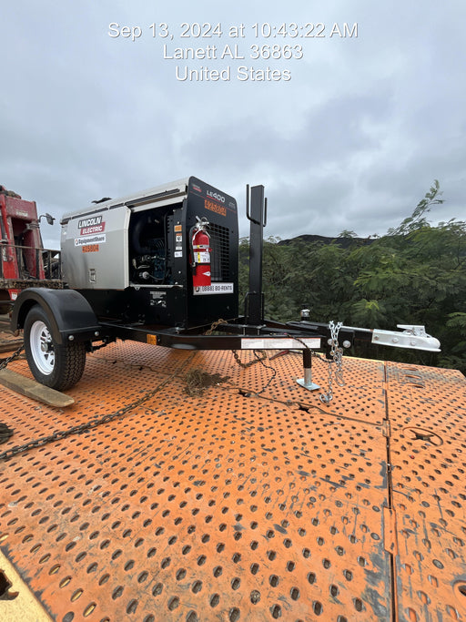 2024 Lincoln Electric LE400 Kubota V1505, Trlr, Cable Rack, Light Kit, ES Decals, T3