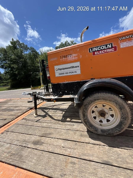 2021 Lincoln Electric Vantage 322 Vantage 322 Ready Pak 3 w/ Decals, ORANGE (includes trailer, cable rack, fender light kit) NO Telematics