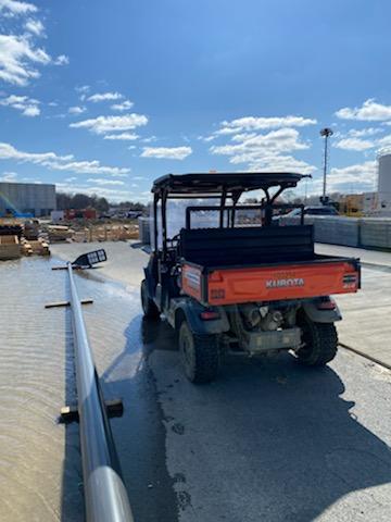 Kubota RTV-X1140W-H 4WD utility cart -LED strobe -Windshield tempered glass -Plastic canopy -Wire harness kit -Backup alarm