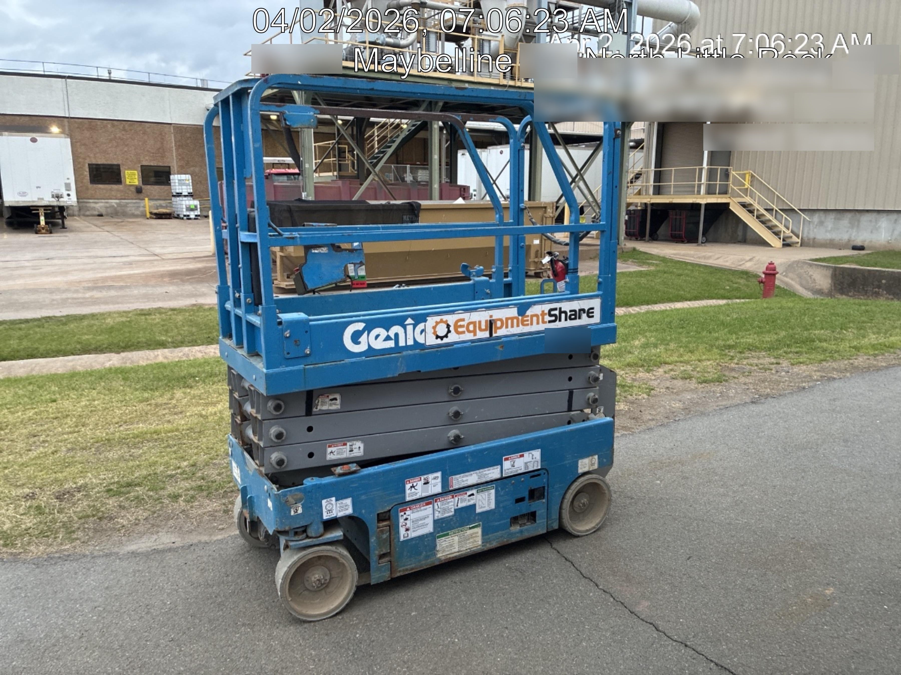 2018 Genie GS-1930 Genie GS-1930 w/Fixed Rail, Chain Entry