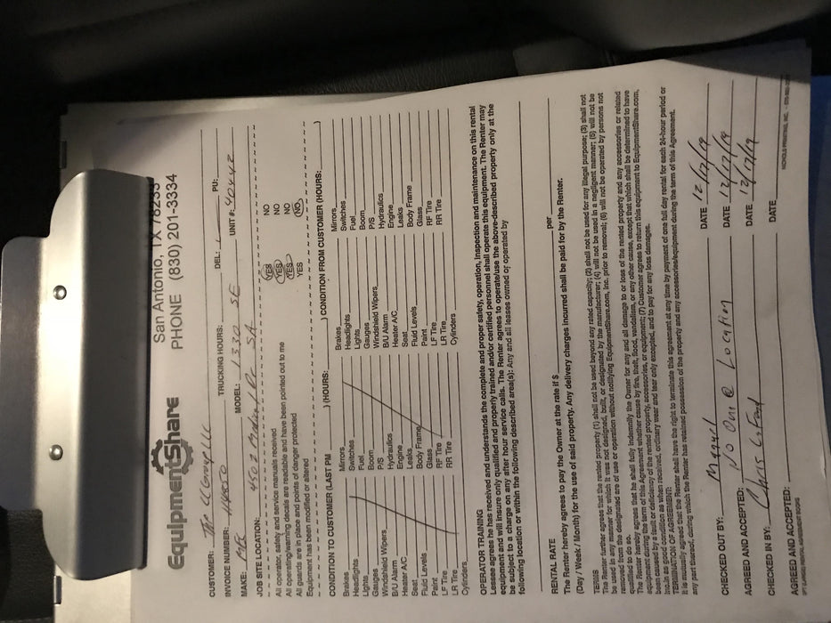 2019 MEC 1330SE Standard Options, MachineLink Keypad and Telematics
