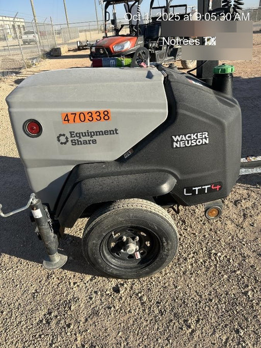 2024 Wacker Neuson LTT4 Diesel, Kohler KDW702, Deep Sea Controller, Auto Start, LED 320W, Bypass Outlet, T3