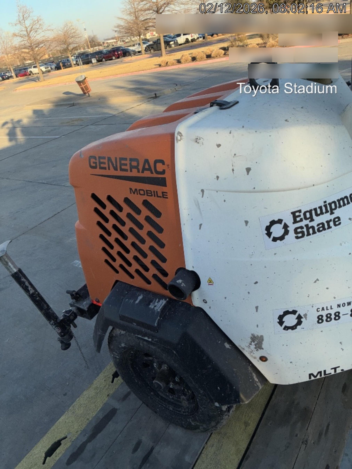 2023 Generac MLT2 Diesel, Flex Switch 120V Input, Powerzone Controller, (4) 320W LED Lights, 4kW Generator, 39.9 Gal Fuel Tank, 2" Ball, T3