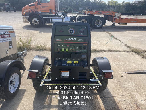 2024 Lincoln Electric LE400 Kubota V1505, Trlr, Cable Rack, Light Kit, ES Decals, T3