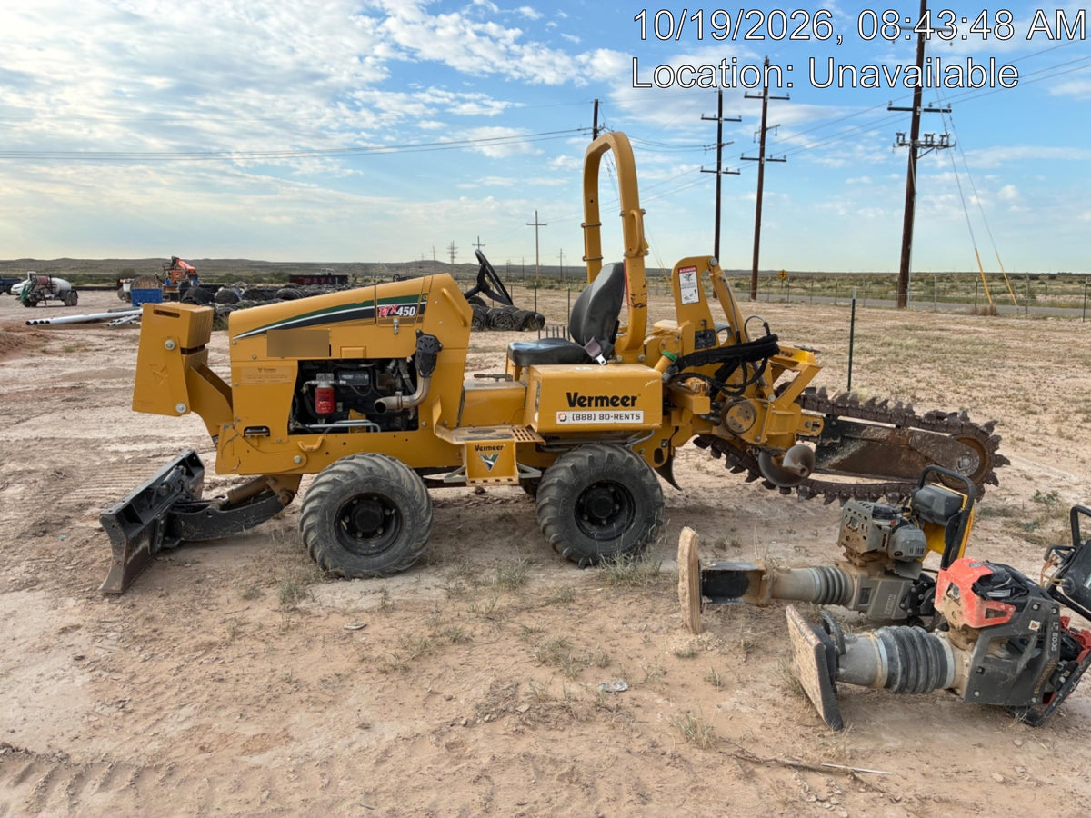2019 VERMEER RTX450