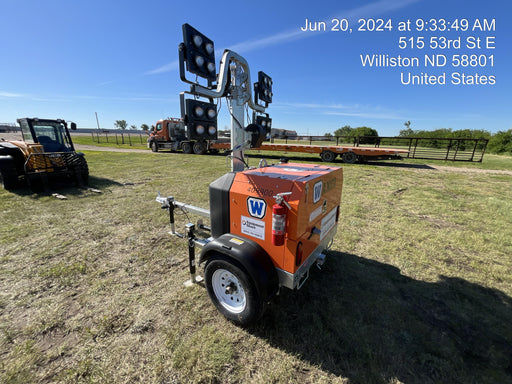 2024 Wanco WLTT-4MM4K Diesel, Deep Sea Controller, Shore Power Plug, Auto Start, (4) 350W LED Floodlights, 4kW Generator, 60 Gal Fuel Tank, 2" Ball, T3
