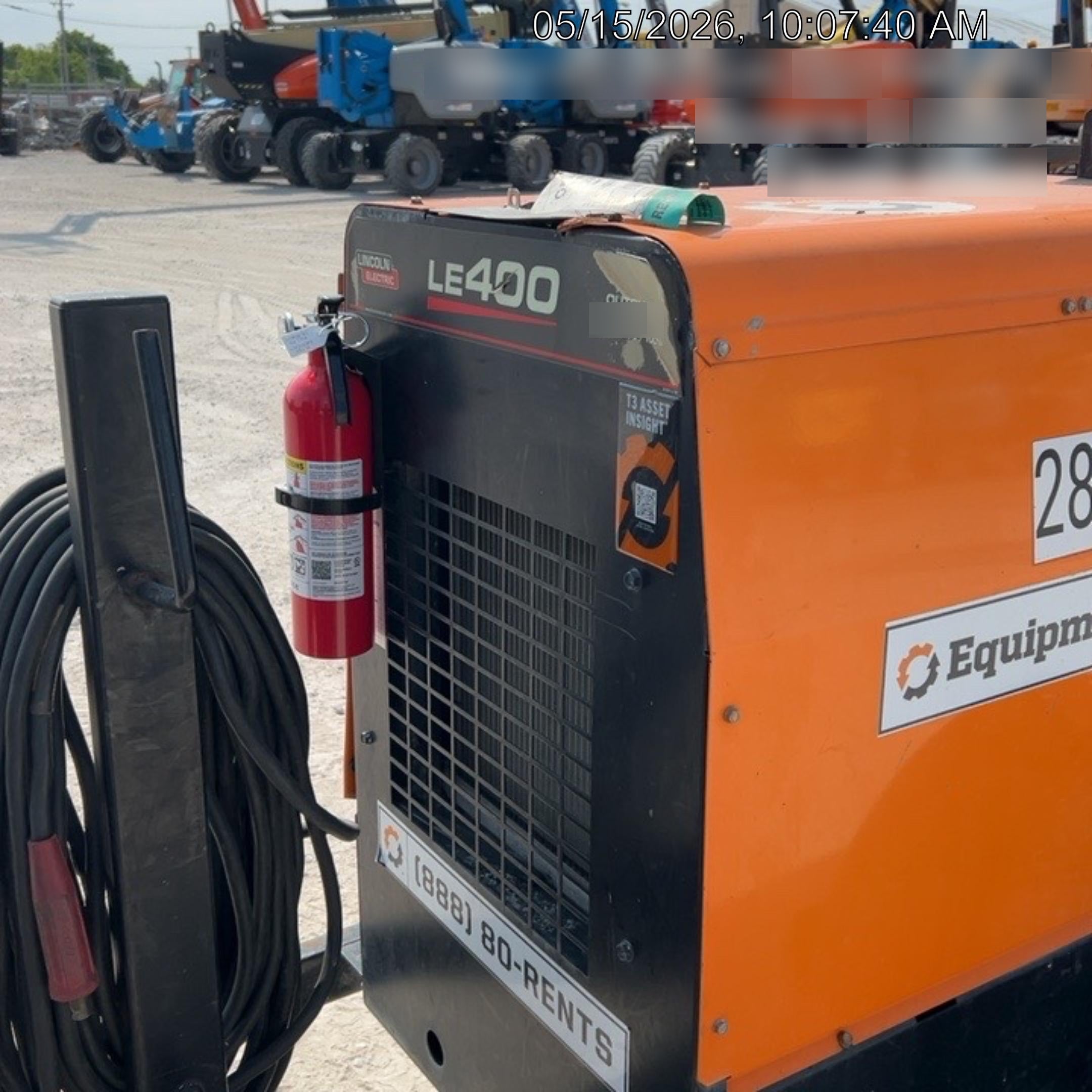 2022 Lincoln Electric LE400 Kubota V1505, Trlr, Cable Rack, Light Kit, ES Decals, T3