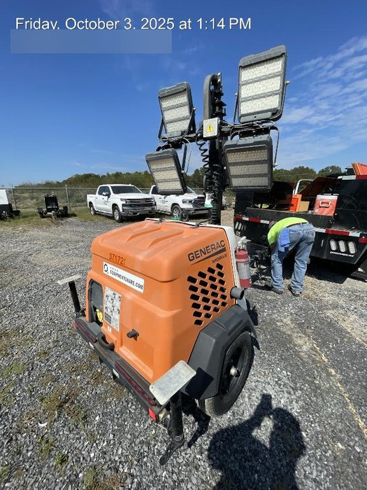 2023 Generac MLT2 Diesel, Flex Switch 120V Input, Powerzone Controller, 
(4) 320W LED Lights, 4kW Generator, 39.9 Gal Fuel Tank, 2" Ball, T3