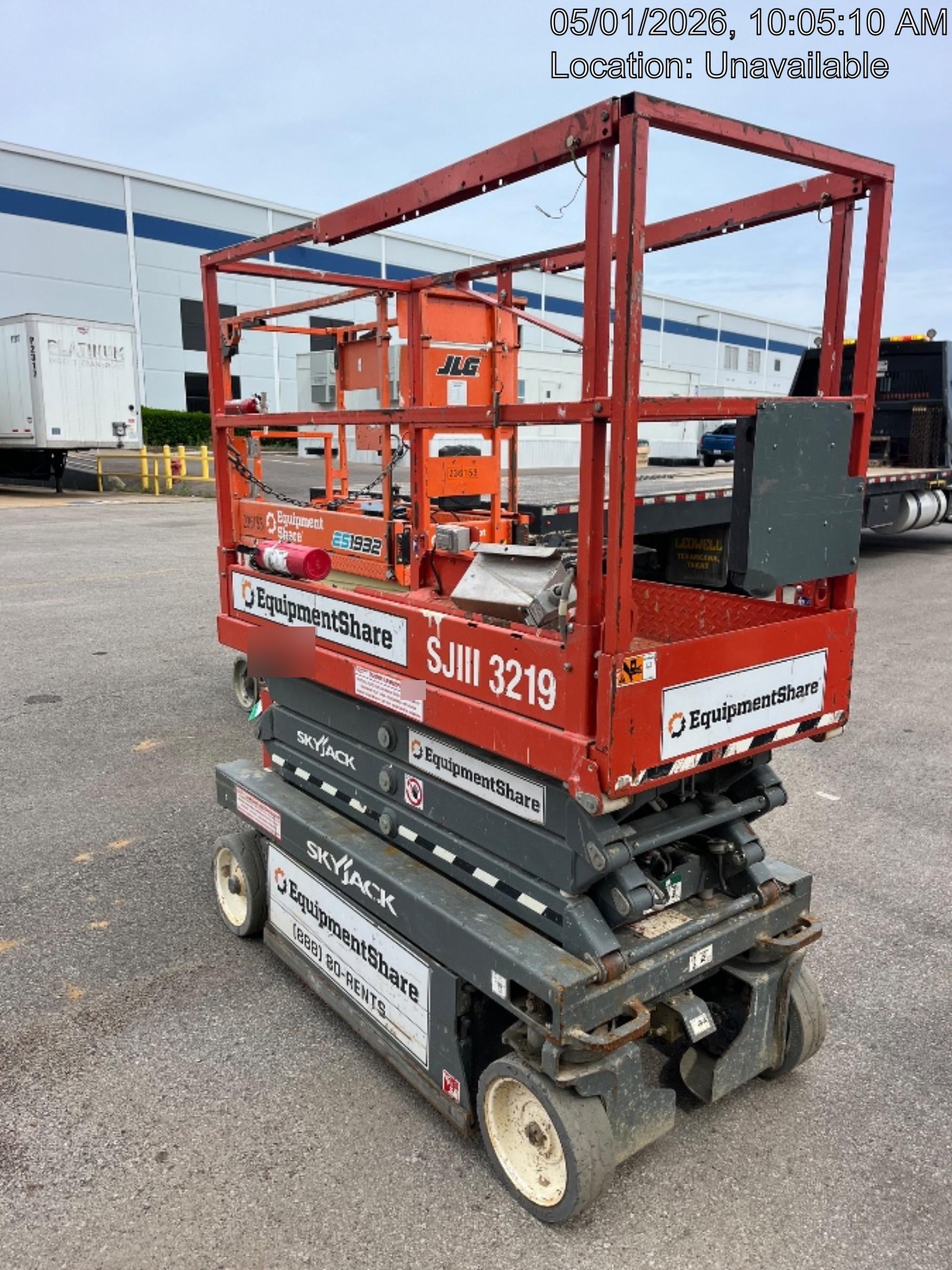 2019 Skyjack SJIII-3219 Standard Options, Trojan Batteries