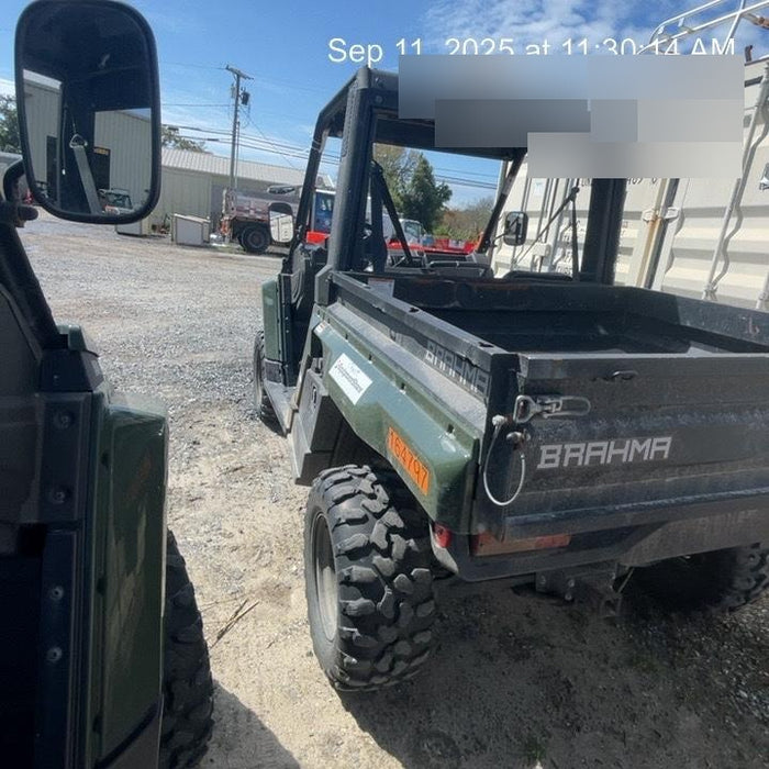 2021 Yanmar YU1000 Canopy, Steel Wheel, Poly WindShield, Beacon, Backup Alarm