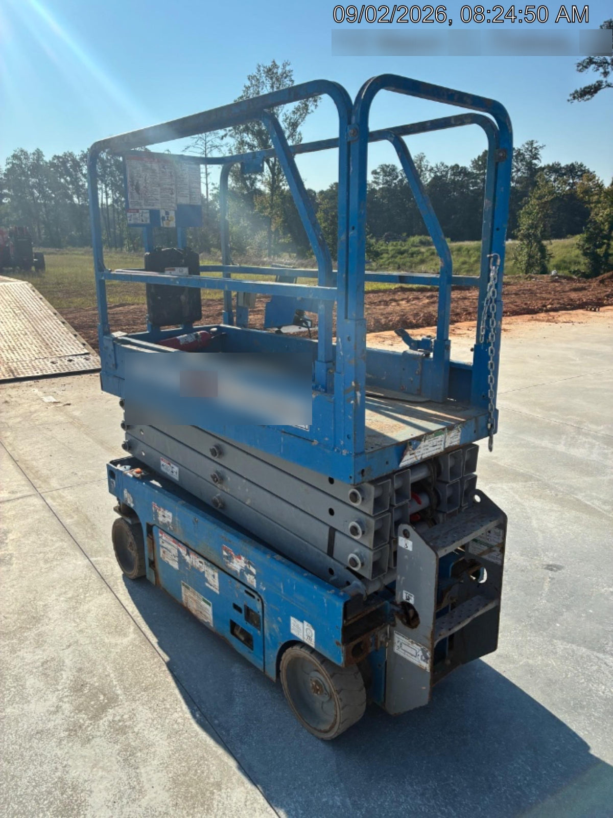 2019 Genie GS-1930 Fixed Rails with Chain Entry