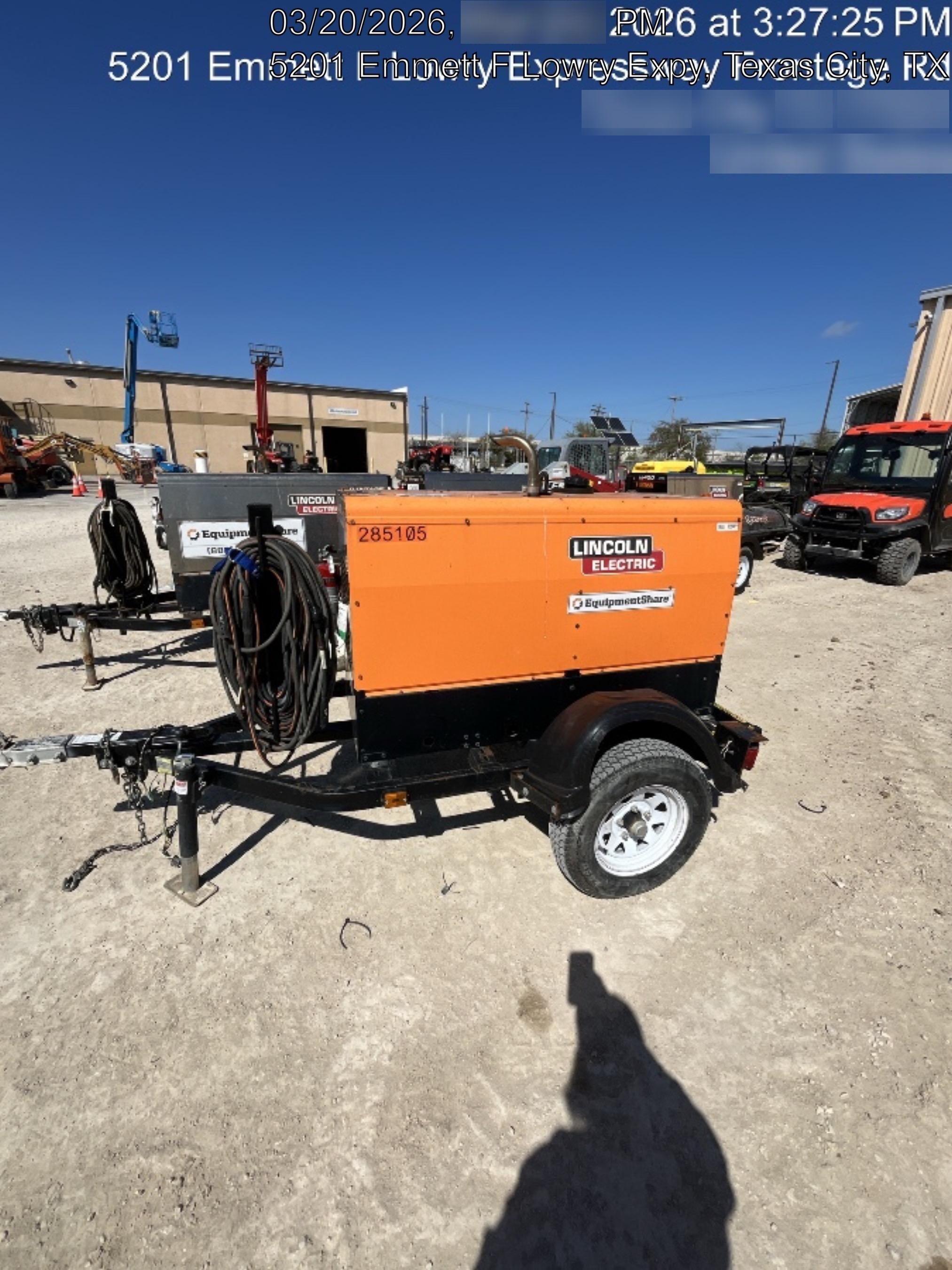2022 Lincoln Electric LE400 Kubota V1505, Trlr, Cable Rack, Light Kit, ES Decals, T3