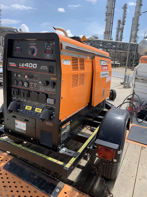 2022 Lincoln Electric LE400 Kubota V1505, Trlr, Cable Rack, Light Kit, ES Decals, T3