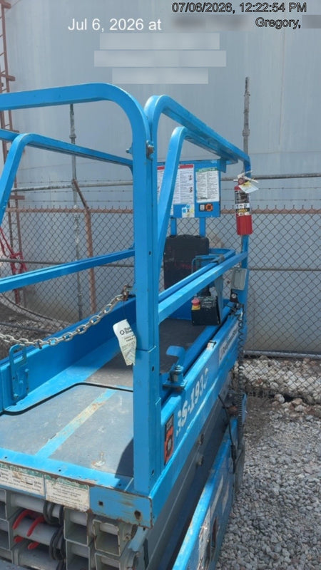 2019 Genie GS-1930 Fixed Rails with Chain Entry