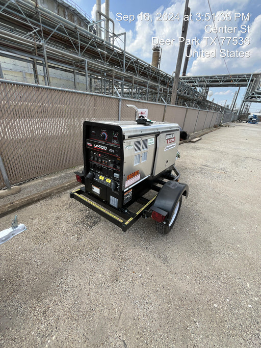 2024 Lincoln Electric LE400 Kubota V1505, Trlr, Cable Rack, Light Kit, ES Decals, T3