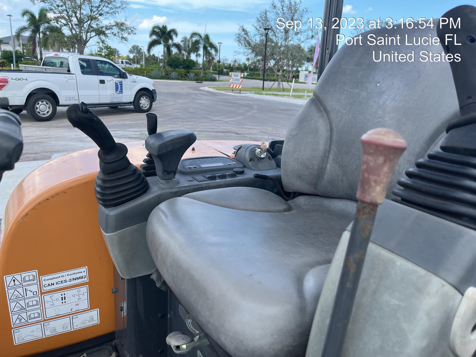 2018 Case CX37C ROPS, LONG ARM, RUBBER TRACKS, AUX HYD