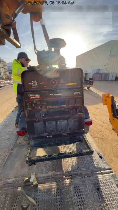 2021 Lincoln Electric Vantage 549X Ready Pak 3, ORANGE (includes trailer, cable rack, fender light kit)