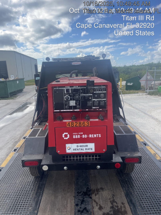 2024 Shindaiwa DGW400DML Kubota D902 Engine, 23 HP, Dual Op Welder, Wire, Arc, Droop Stick, Tig, and CC Stick Functionality, Simulphase, 3 Phase and 1 Phase Gen Output, Single Axle NB Trlr, Slr Trckl Chrg 12V 12W, Fire Ext, T3