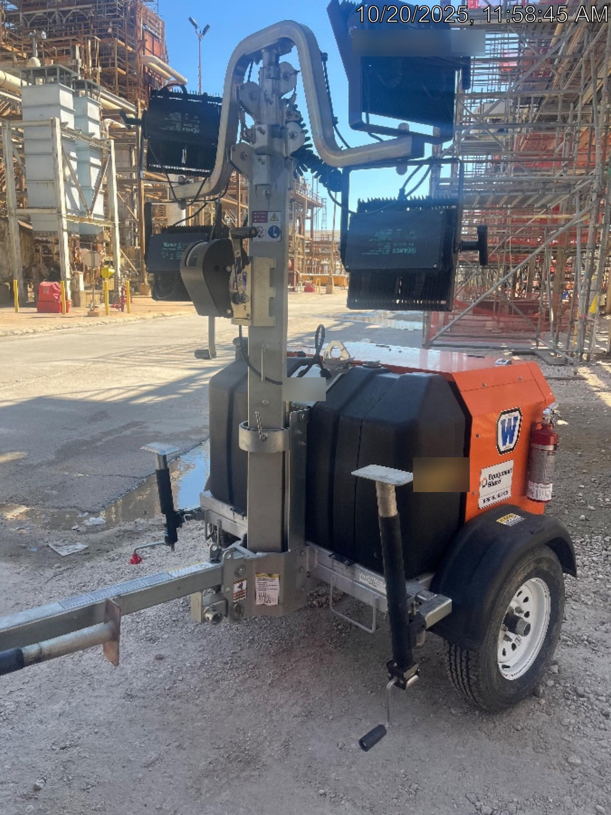2024 Wanco WLTT-4MM4K Diesel, Deep Sea Controller, Shore Power Plug, Auto Start, (4) 350W LED Floodlights, 4kW Generator, 60 Gal Fuel Tank, 2" Ball, T3