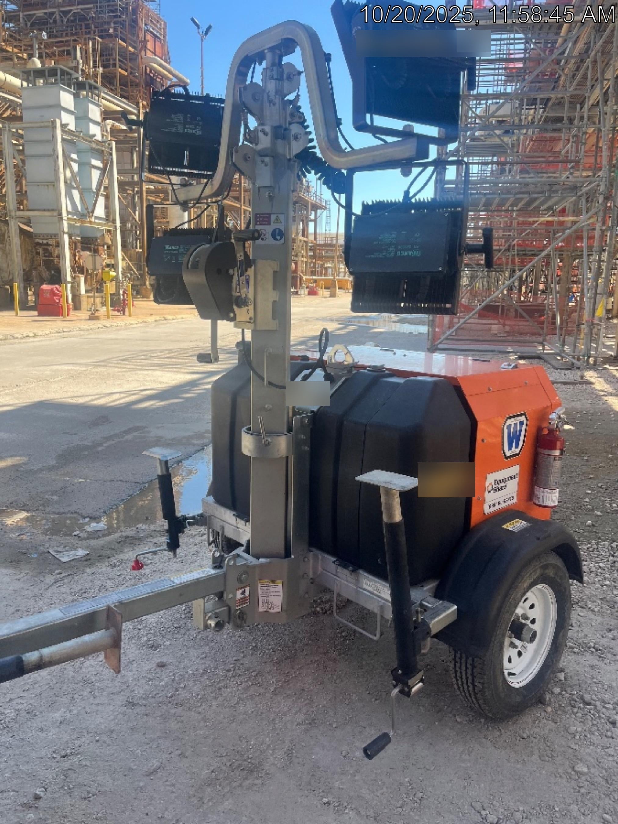 2024 Wanco WLTT-4MM4K Diesel, Deep Sea Controller, Shore Power Plug, Auto Start, (4) 350W LED Floodlights, 4kW Generator, 60 Gal Fuel Tank, 2" Ball, T3
