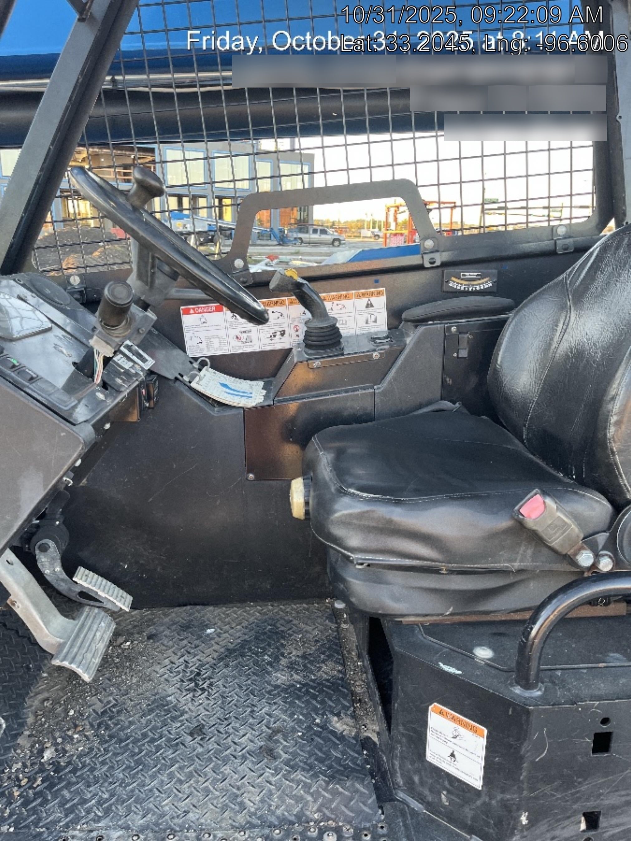 2018 Genie GTH-1056 Genie GTH-1056 w/Open ROPS, Solid Tires, Work Light/Beacon, 60" Carriage and Forks