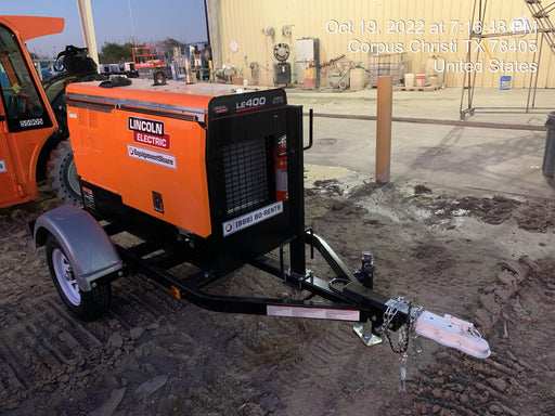 2022 Lincoln Electric LE400 Kubota V1505, Trlr, Cable Rack, Light Kit, ES Decals, T3