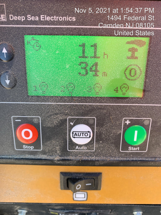 2021 Allmand NLV3GR (4) LED Light Fixture 350W, 23' Vertical Mast, 3kW Prime, Towable, Deep Sea L401, Leveling Jacks, Yanmar T4F 5.8hp