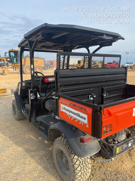 2021 Kubota RTV-X1140W-H Plastic Canopy, Windshield Acrylic Clear, LED Strobe Light, Wire Harness Kit, Back up Alarm