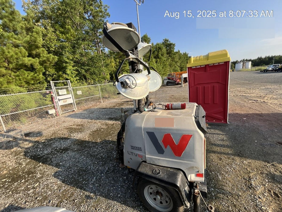 2019 Wacker Neuson LTV6L-MH Wacker Neuson LTV6L Mobile Light Tower w/Fuel Level Sensor Installed