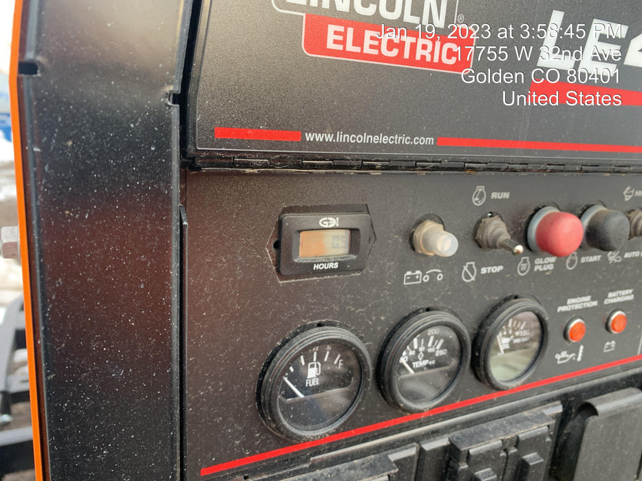 2022 Lincoln Electric LE400 Kubota V1505, Trlr, Cable Rack, Light Kit, ES Decals, T3