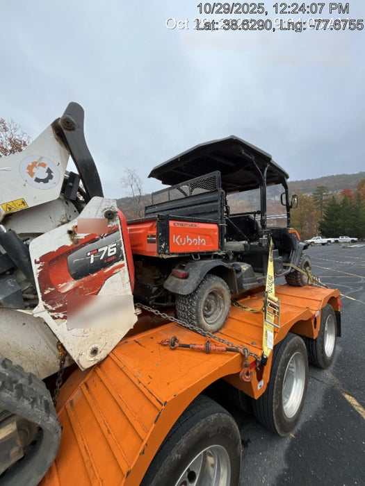 2021 Kubota RTV-X1140W-H Plastic Canopy, Windshield Acrylic Clear, LED Strobe Light, Wire Harness Kit, Back up Alarm