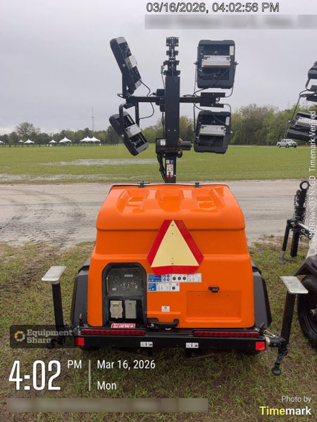 2024 Generac MLT6SKDS-STD4 ELEC WINCH Diesel, Electric Winch Mast, Powerzone Controller, (4) 320W LED Lights, 4kW Generator, 39.9 Gal Fuel Tank, 2" Ball, T3