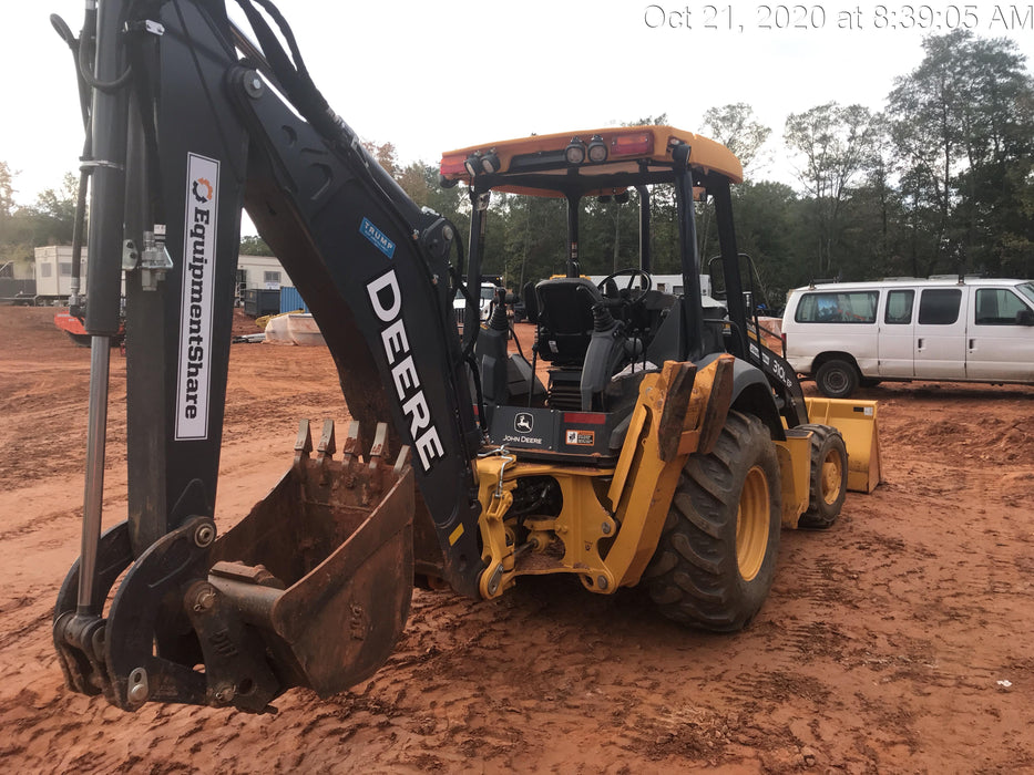 2020 John Deere 310LEP Canopy, 4WD, Standard Stick, Pilot Controls, 2 Way Hydraulics, TAG Manual QC