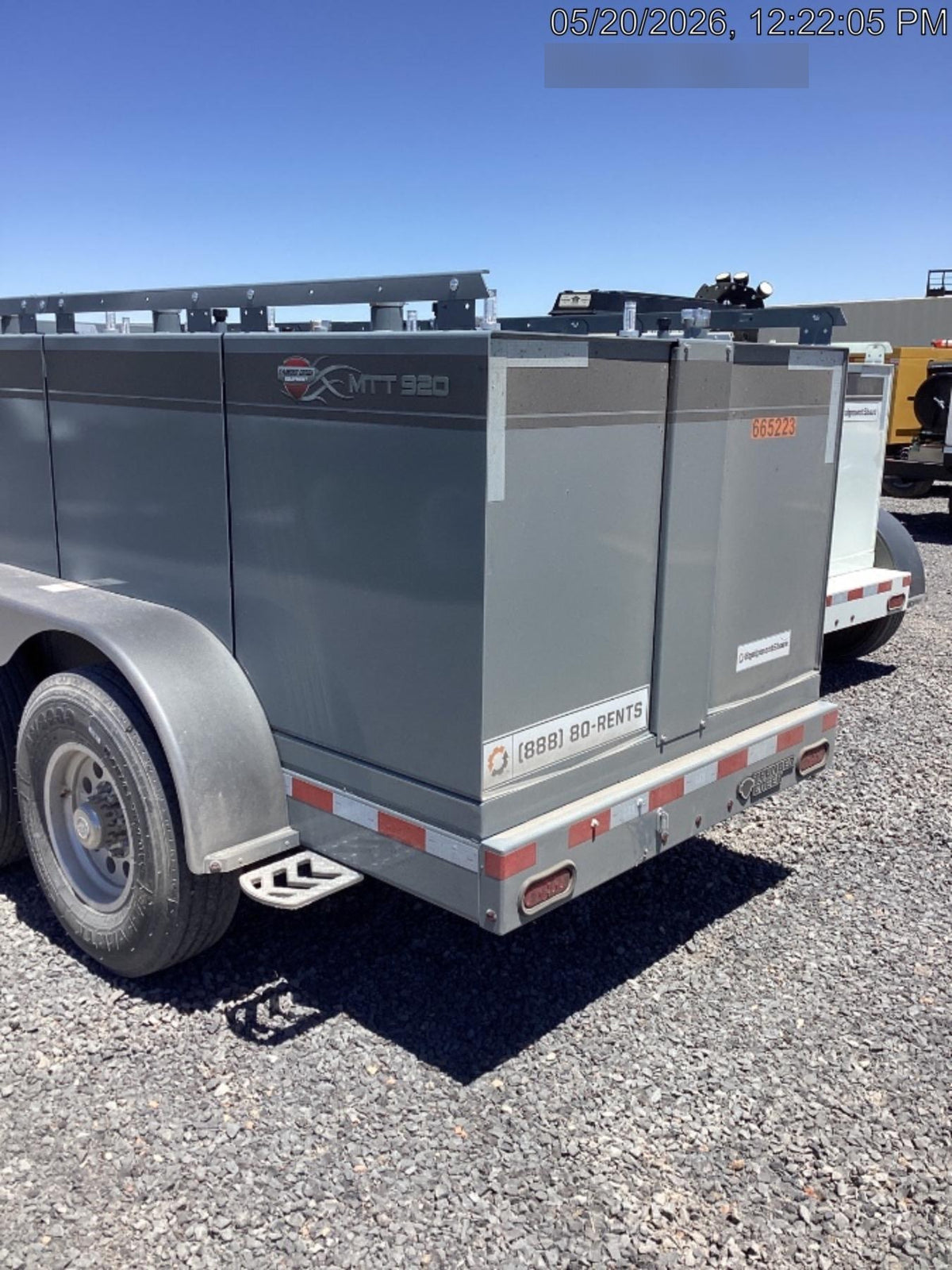 2026 THUNDER CREEK MTT920 - Hazmat not required