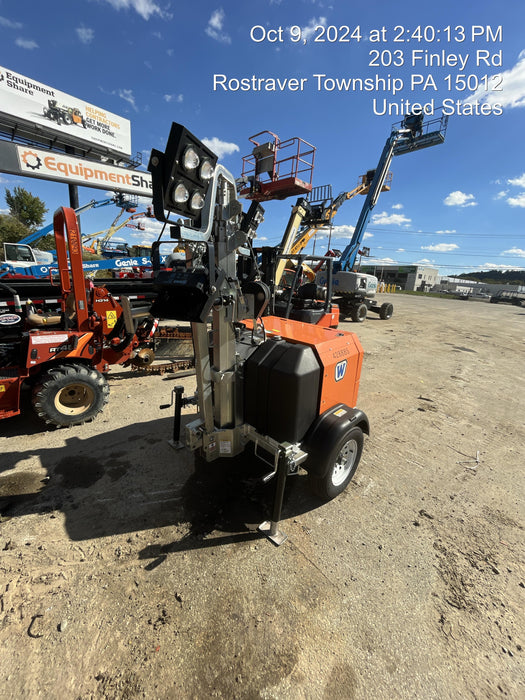 2024 Wanco WLTT-4MM4K Diesel, Deep Sea Controller, Shore Power Plug, Auto Start, (4) 350W LED Floodlights, 4kW Generator, 60 Gal Fuel Tank, 2" Ball, T3