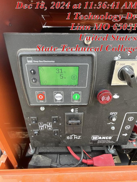 2024 Wanco WLTT-4MM4K Diesel, Deep Sea Controller, Shore Power Plug, Auto Start, (4) 350W LED Floodlights, 4kW Generator, 60 Gal Fuel Tank, 2" Ball, T3