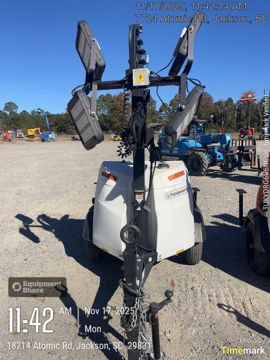 2024 Generac MLT6SKDS-STD4 ELEC WINCH Diesel, Electric Winch Mast, Powerzone Controller, (4) 320W LED Lights, 4kW Generator, 39.9 Gal Fuel Tank, 2" Ball, T3