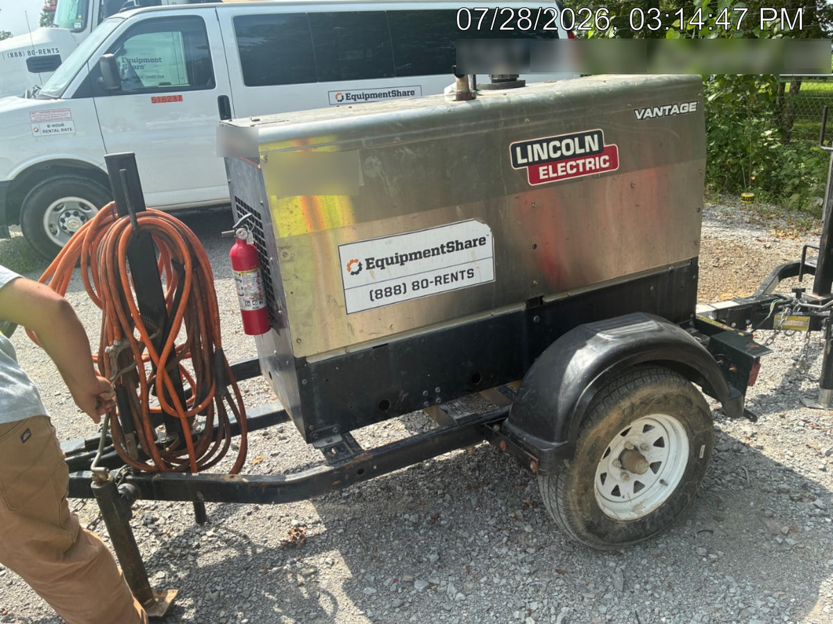 2024 Lincoln Electric LE400 Kubota V1505, Trlr, Cable Rack, Light Kit, ES Decals, T3