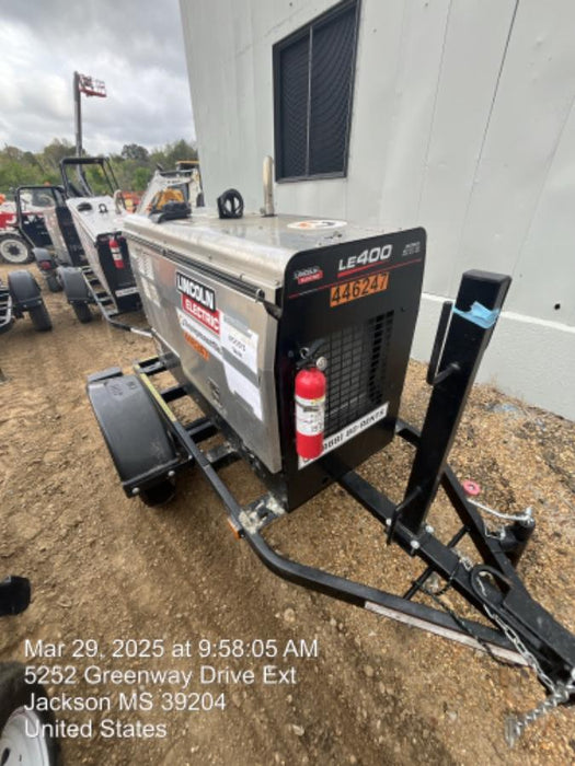 2024 Lincoln Electric LE400 Kubota V1505, Trlr, Cable Rack, Light Kit, ES Decals, T3