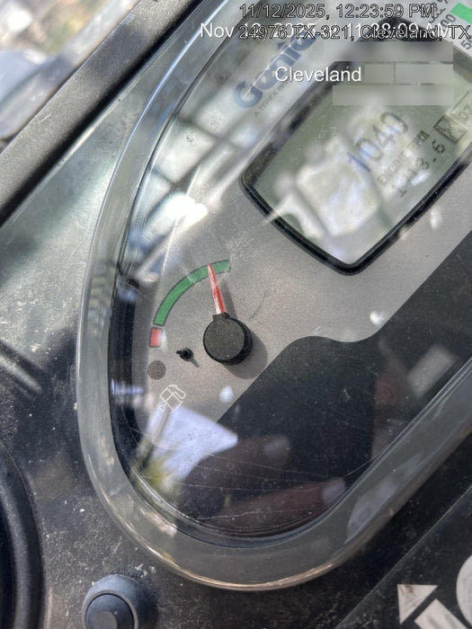 2019 Genie GTH-844 Cab/Heat/AC, Solid RT Tires, LED Work Lights, Beacon 60" QA Carriage, 48" Forks