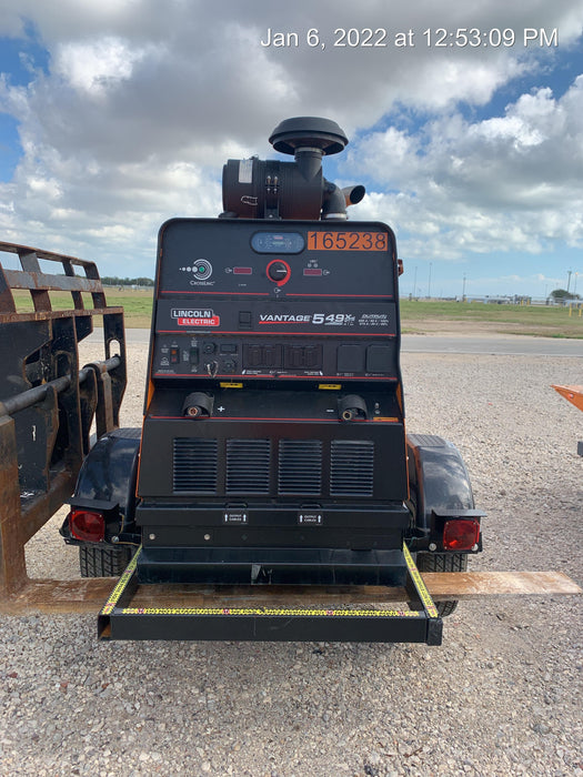 2021 Lincoln Electric Vantage 549X Ready Pak 3, ORANGE (includes trailer, cable rack, fender light kit)