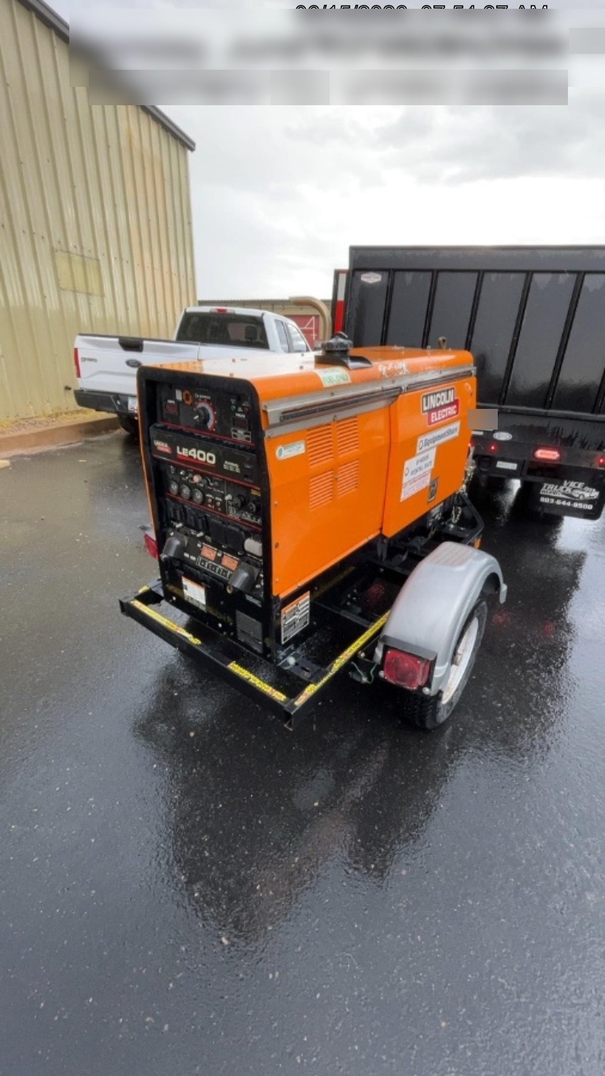 2023 Lincoln Electric LE400 Kubota V1505, Trlr, Cable Rack, Light Kit, ES Decals, T3
