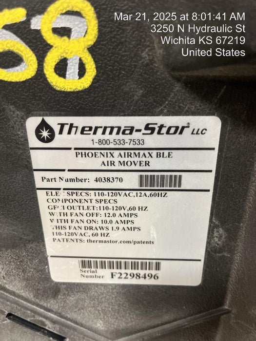 2022 PHOENIX AirMAX Radial Air Mover